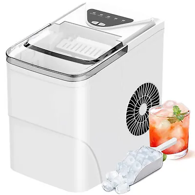 Updated Ice Cube Maker Machine Commercial Home Portable Bar Countertop White • $139.90