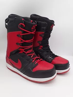Nike SB 447125-004 Vapen Snowboard Boots Red Black White Size US 11 Men's Rare • $349.99