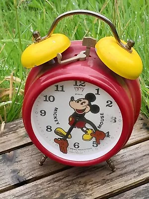 Vintage  Bradley  Mickey Mouse Alarm Clock Made In Germany • £29.99