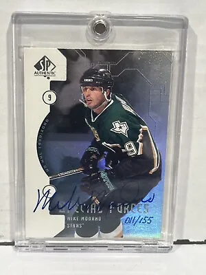 1999-00 UD SP Authentic Mike Modano Special Forces Buyback Auto /155 Dallas • $79.95