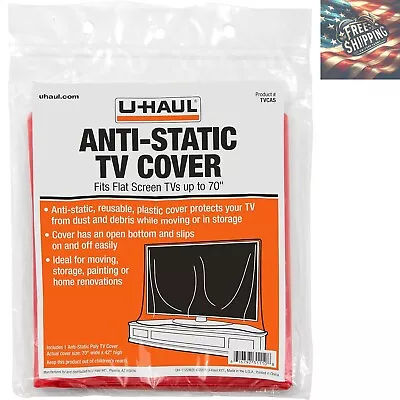 Static-Resistant TV Cover For 70  Flat Screens - Debris Protection Solution • $13.79