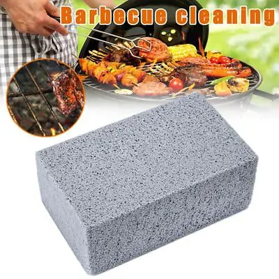 £4.07 • Buy Pumice Stone Barbecue Mesh Griddle Cleaning Brush Outdoor Grill Brick BBQ Brush