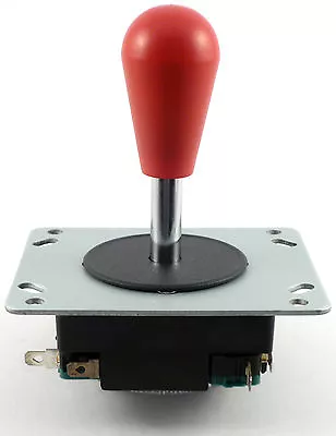 Baolian Korean Style Bat Top Arcade Joystick 4/8 Way (Red) - MAME JAMMA • £9.99