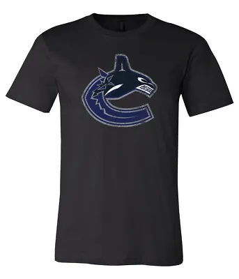 Vancouver Canucks Distressed Logo Shirt S-6XL Tracking!! • $9.99