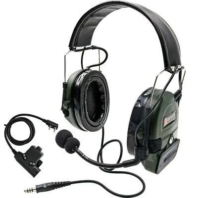 TAC-SKY Tactical Noise Cancelling Headset COMTAC I Silicone Earmuff Edition FG • $99.99