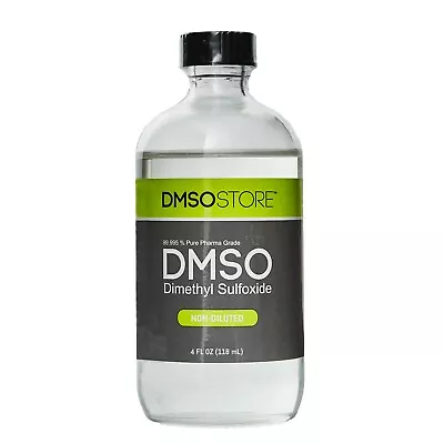 DMSO 4 Oz. Glass Bottle 99.995% Pure Low Odor Pharma Grade Dimethyl Sulfoxide • $13.79