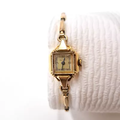 Vintage Bulova Ladies Watch 14K Gold • $239.99