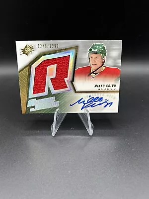 Mikko Koivu 2005-06 SPx Rookie Jersey /1999 #232 Rookie Auto RC • $13.11