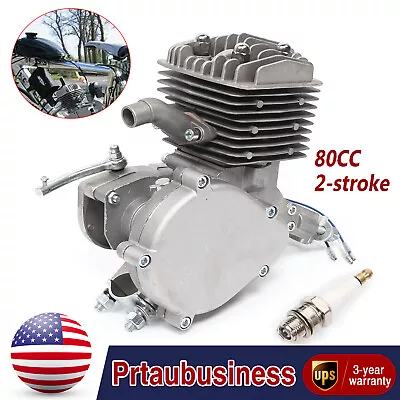 80cc Bicycle Motor Bike Motorized 2 Stroke Petrol Gas Engine Fully Assembled New • $79