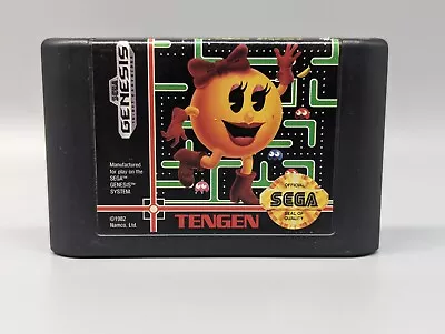 Ms. Pac-Man Sega Genesis 1991 Tengen Authentic & Tested/Working • $11.90