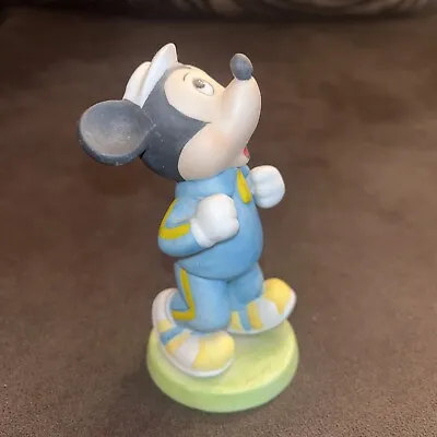 $14.39 • Buy Mickey Mouse Porcelain Figurine Walt Disney Productions Walking Whistling