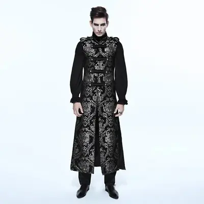 Medieval Retro Men Dust Coat Medium Style Steam Punk Cosplay Costumes Palace Dre • $83.42