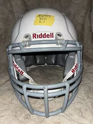 Riddell Revo Speed Youth Large Football Helmet (White W/ Gray Face Mask) • $40