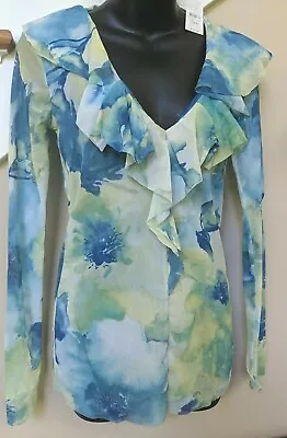 New $49 Tag ANN TAYLOR LOFT Size S Daisy & Clover Maternity Scoop Neck Blouse  • $14.99