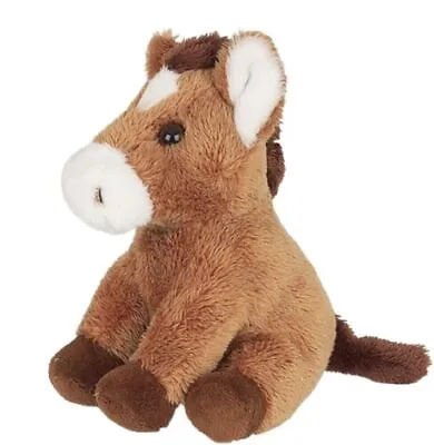 Ravensden Soft Toy Horse 15cm - Frs007h Cuddly Cute Furry Plush Farm Riding • £8.99