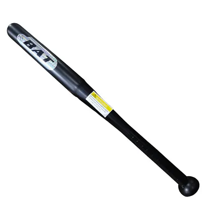 £9.99 • Buy Heavy Duty Metal Baseball Rounder Softball Bat Black Pole Stick Stainless Steel