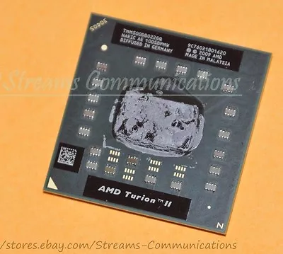 TOSHIBA L505D-GS6000 Laptop CPU Processor AMD Turion II 2.2GHz TMM500DB022GQ • $29.99
