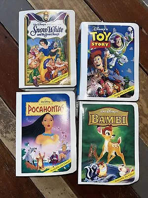 $7.50 • Buy Four 90’s Vintage McDonalds Disney Toys Bambi, Pocahontas, Snow White, Toy Story