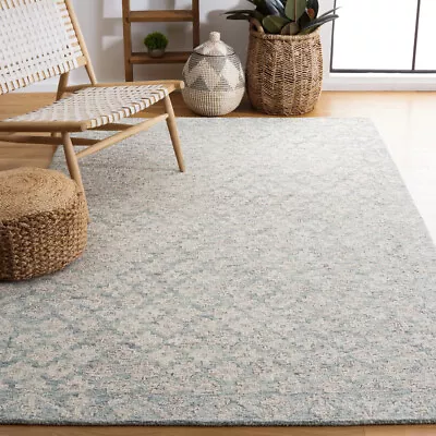 SAFAVIEH Metro MET357L Handmade Ivory / Light Blue Rug • $93.99