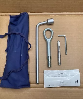 Mercedes Benz Tool Kit Set Roll Blue Bag Pouch C E S SLK CLK SL R230 OEM • $39.99