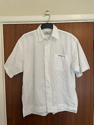 BMW Williams F1 Team White Short Sleeve Shirt Officially Licensed Product 2000 • £20