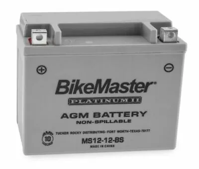 $51.74 • Buy BikeMaster AGM Platinum II Battery Kawasaki/Suzuki/Triumph/Honda/Aprilia/Yamaha