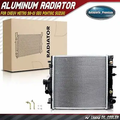 Radiator For Chevrolet Metro 98-01 Geo Pontiac Suzuki L4 1.3L L3 1.0L Auto Trans • $53.99