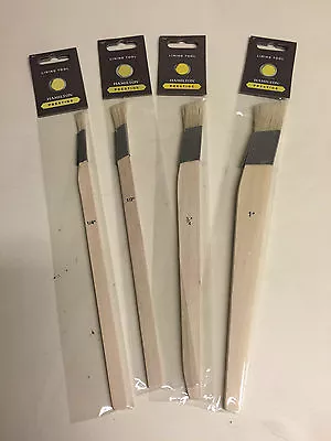 Hamilton Prestige 4pce Slant Angled Lining Tool Fitch Fine Paint Brush Set • £6.98