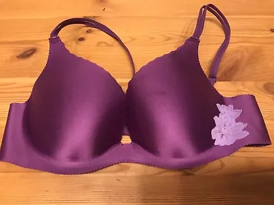 34C Purple Seamless VICTORIA'S SECRET Angel Secret Embrace Push Up Bra 34C • $9.30