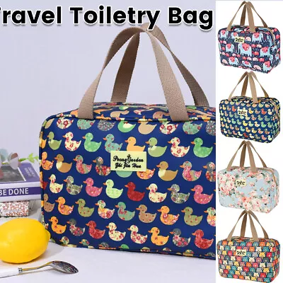 £9.86 • Buy Ladies Travel Cosmetic Bag Womens Toiletry Makeup Bags Wash Bag Makeup Case