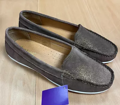 £12.99 • Buy Lotus Ladies Shoes Loafers Bronze Conforti UK Size 5