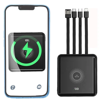 $16.99 • Buy 1000000mAh 4 USB Backup External Battery Power Bank Pack Charger For Cell Phone
