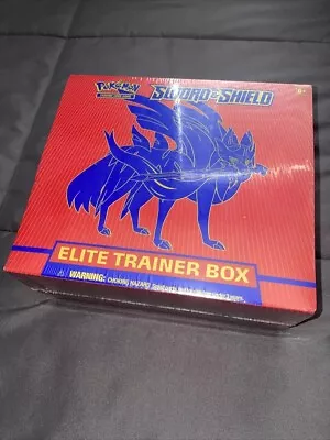 Pokemon Sword And Shield Zacian Elite Trainer Box Sealed • $50