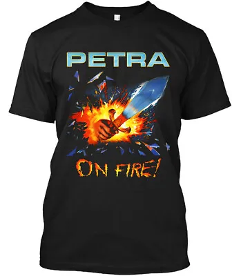 NEW Petra On Fire! American Hard Music Graphic Retro Vintage Logo T-Shirt S-4XL • $17.99