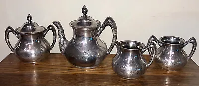 Vintage 1940’s Imperial Silver Co. Quadruple Plate Tea Set-AS IS • $45