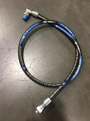 Gates-3250psi 60  X 3/8  Hydraulic Hose (6M3K-06MBX-06MPX90-60)															 • $30