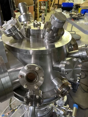 $6500 • Buy HV Custom Built High Vacuum Chamber With Many Features.