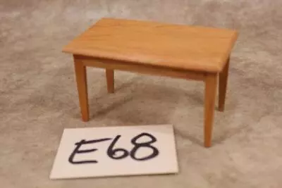 E68 Vintage Wood Miniature Dollhouse Furniture Kitchen Table • $9.99