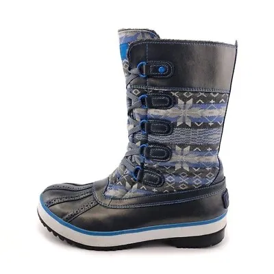 UGG Australia Baroness Winter Snow Boots Womens Size 8 EUR 39 Black Waterproof • $85