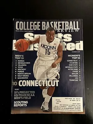 2009 College Basketball Preview Sports Illustrated Kemba Walker UConn Huskies! • $11.99