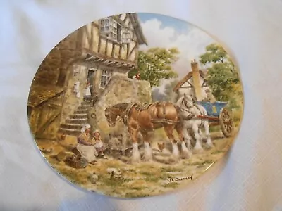 Wedgwood Plate MORNING IN THE FARMYARD J.L Chapman- Life On The Farm Series 1988 • £2.99