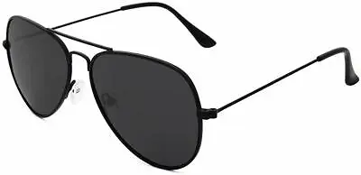 £14.95 • Buy Michael Jackson Sun Glasses Black Framed Black Lens UV All Black Glasses & Case