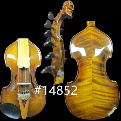 Baroque Style SONG Brand Master 6×6 String 14  Viola D'Amoreman Scroll#14852 • $449.10