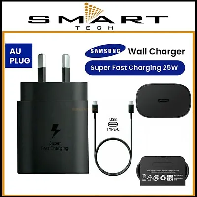 $24.95 • Buy Genuine Original Samsung 25W Super FAST Wall Charger For Note S8/10/S20/S21/S22+