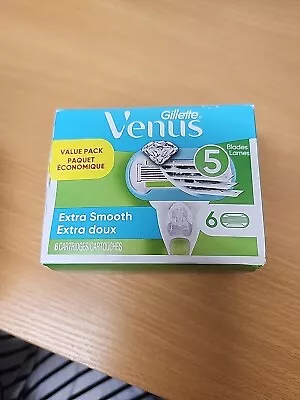 GILLETTE VENUS Extra Smooth Women's Razor 5 Blade - 6 Cartridges NEW • $17.99