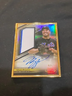 Mike Piazza 2021 Gold Label Patch Auto Autograph #4/5 • $175