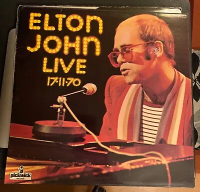 £11 • Buy ELTON JOHN - Elton John Live 17-11-70 (Pickwick) 1977 UK LP Album Vinyl