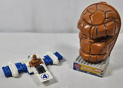 THE THING Mega Bloks Marvel Fantastic Four  Mini Figure Building Set COMPLETE • $14.95