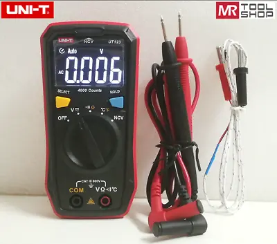 £18.47 • Buy Uni-T UT123 Mini Digital Multimeter AC DC Voltmeter Ohmmeter NCV Test EBTN Displ