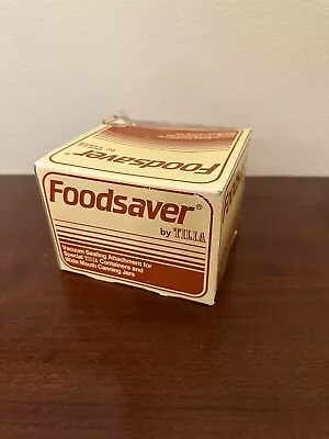 Vintage Tilia Foodsaver Canning Vacuum Sealing Attachment NEW • $16.99